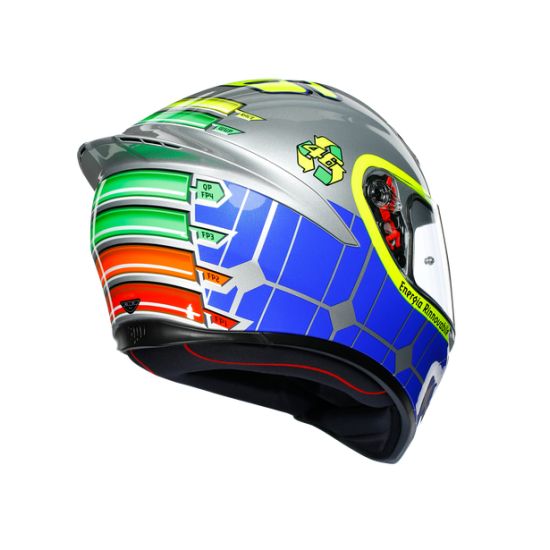 AGV ķivere K1 Mugello 2015 silver/blue 