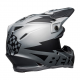 BELL ķivere Moto 9 Flex Breakaway matt silver/black 