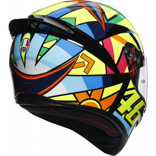 AGV ķivere K1 Soleluna 2017 yellow/blue/red 