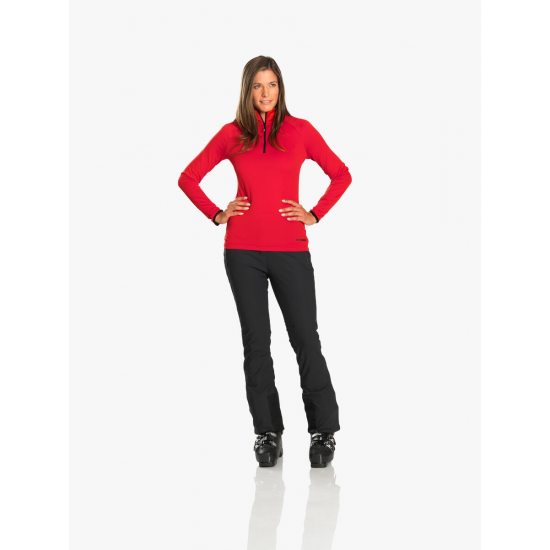 ATOMIC jaka  W Snowcloud Fleece Zip Neck red 