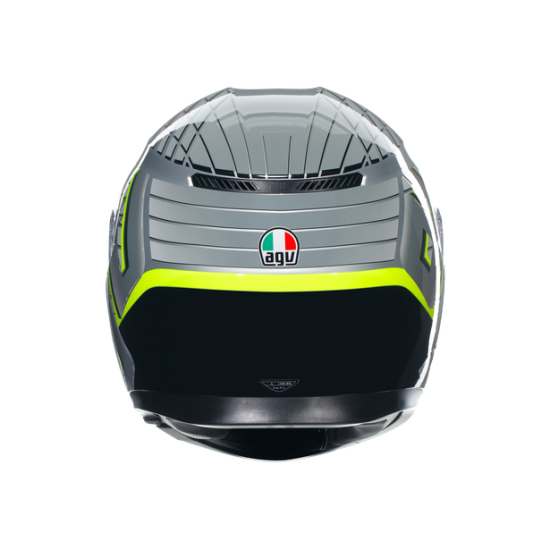 AGV ķivere K3 Fortify grey/black/yellow 