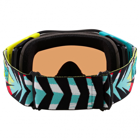 OAKLEY MX brilles Airbrake Herlings Sig yellow/blue w/prizm black irridium