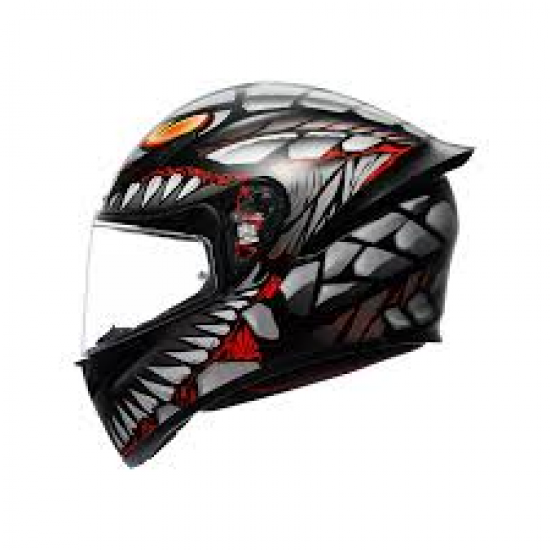 AGV ķivere K1 S Lyzard matt black/red/grey 