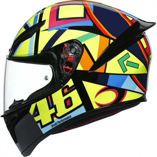 AGV ķivere K1 Soleluna 2017 yellow/blue/red 