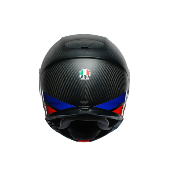 AGV ķivere Sportmodular Carbon red/blue 