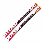 ATOMIC kalnu slēpes ar stiprinājumiem Race GS 12 JR red/white 