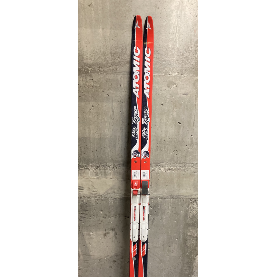 ATOMIC distanču slēpes ar stiprinājumiem Ski Tiger G2 red/white 120 '14