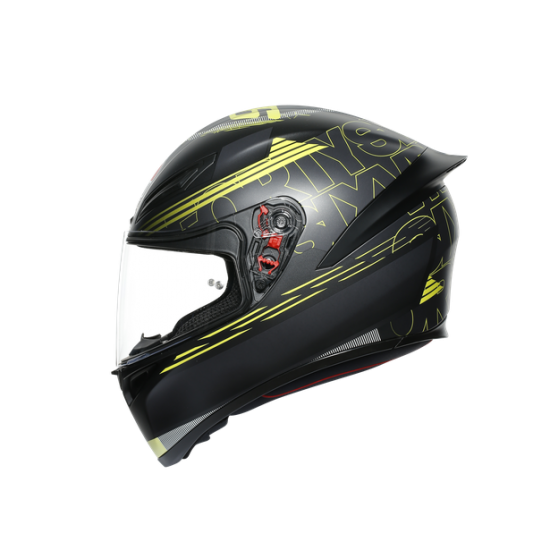 AGV ķivere K1 Track 46 black/yellow 