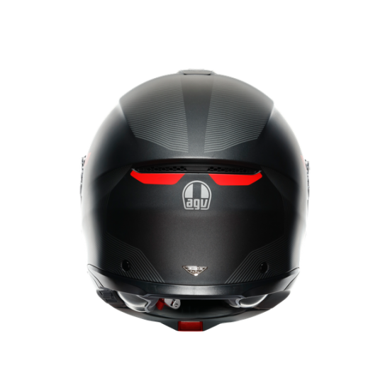 AGV ķivere Tourmodular Freequency matt gunmetal/red 