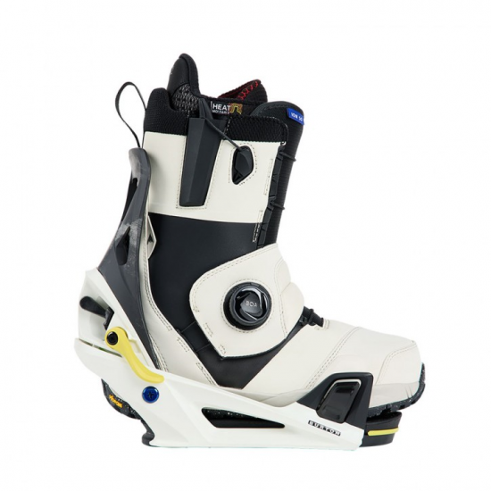 BURTON stiprinājumi Step On white/yellow 