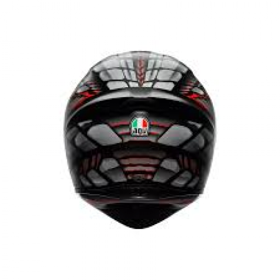 AGV ķivere K1 S Lyzard matt black/red/grey 