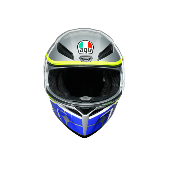 AGV ķivere K1 Mugello 2015 silver/blue 