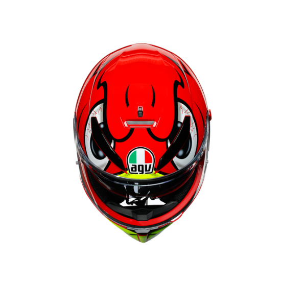 AGV ķivere K3 SV Birdy red/yellow 