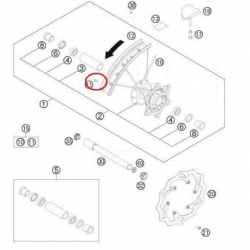 HUSQVARNA spieķa galviņa M4.5 AL /79109072000