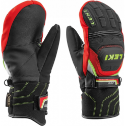 LEKI cimdi WC Race JR Coach Flex GTX Mitten black/red 