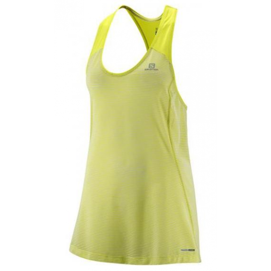 SALOMON krekls bezroku Elevate Tank Tunic W fluo yellow 