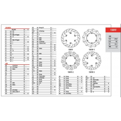 GOLDFREN disks bremžu pr 259.8mm HUSQVARNA All 125-501 '03-'20