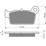 GOLDFREN bremžu kluči aizm CC RMZ/YZF 250/450 Racing  S33