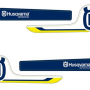 HUSQVARNA uzlīme roku sargiem LH/RH HQ Logo white/blue/yellow '16-'19