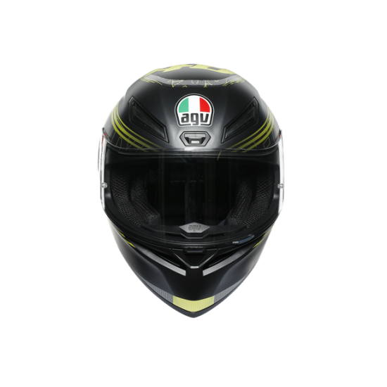 AGV ķivere K1 Track 46 black/yellow 