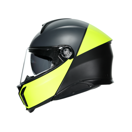 AGV ķivere Tourmodular Balance matt black/yellow fl/grey 