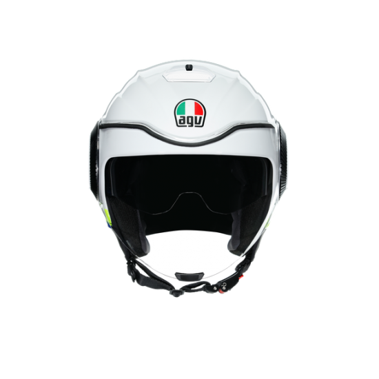 AGV ķivere Orbyt Block white/blue/yellow 