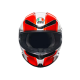 AGV ķivere K6 S SIC58 white/red/black 