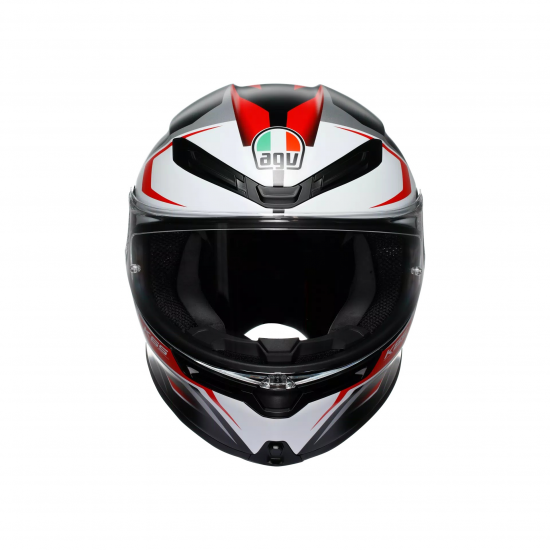 AGV ķivere K6 S Karve matt black/white/red 