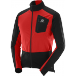 SALOMON distanču slēpošanas jaka Equipe Softshell red/black 