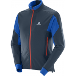 SALOMON distanču slēpošanas jaka Momentum Softshell blue/orange 
