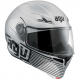 AGV ķivere Compact Audax silver matt/black 
