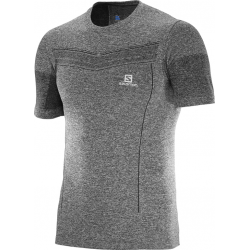 SALOMON krekls SS Pulse Seamless Tee grey 