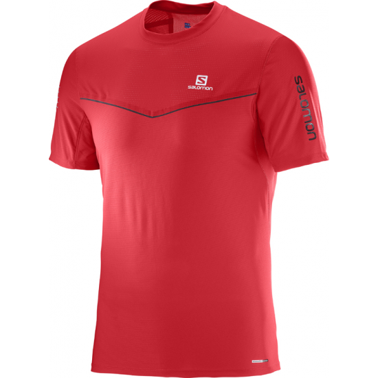 SALOMON krekls SS Fast Wing Tee red 