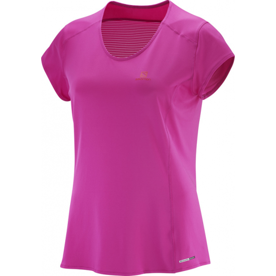 SALOMON krekls SS Comet Plus Tee W pink 