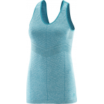 SALOMON krekls bezroku Elevate Seamless Tank W blue/stripes 