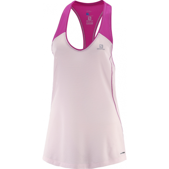 SALOMON krekls bezroku Elevate Tank Tunic W beige/pink 