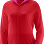 SALOMON jaka ar kapuci Comet Hoodie W red/violet 