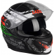 LAZER ķivere BAYAMO Splash black matt/white/red 