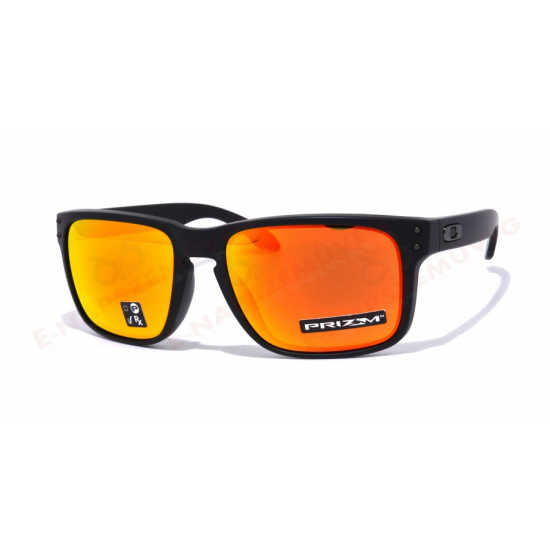 OAKLEY saulesbrilles Holbrook matt black w/prizm fire