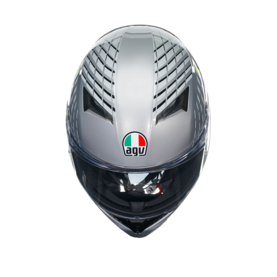 AGV ķivere K3 Fortify grey/black/yellow 