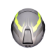 AGV ķivere Streetmodular Resia matt grey/black/yellow 