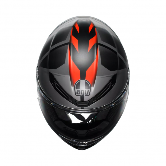AGV ķivere K6 S Karve matt black/grey/red 