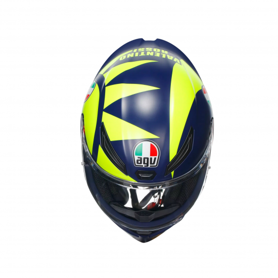 AGV ķivere K1 S Soleluna 2018 yellow/blue 