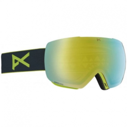 ANON brilles MIG MFI grey/yellow w/sonart bronze w/ Face mask