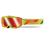 PROGRIP brilles 3303FL Vista yellow/red w/fire 3348 w/XLens w/TearOffs