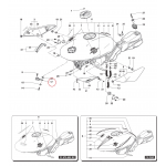 MV AGUSTA bukse gumijas stūres stiprin B3 '12-'19