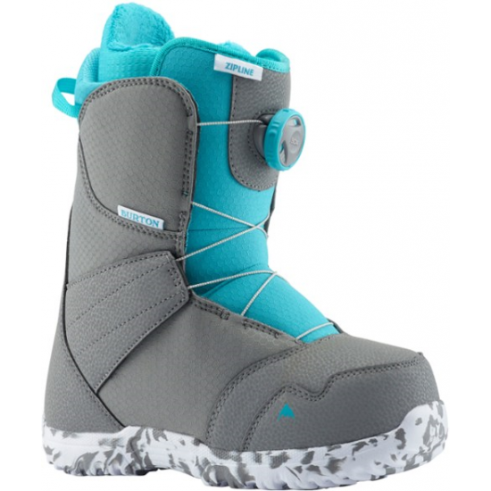 BURTON zābaki Kids Zipline Boa grey/blue 