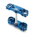 HUSQVARNA stūres tiltu kompl Factory Triple Clamp MX 125-450 '16-'21 blue