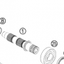 HUSQVARNA ass kārbas Counter Shaft TE/FE 250/300 '13-'16