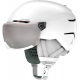 ATOMIC ķivere Savor Visor JR white w/silver flash C2 